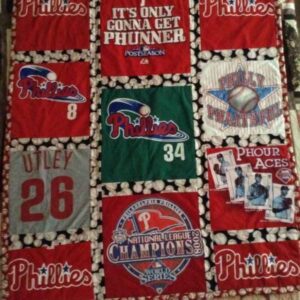 Phillies Quilt Blanket Pt27  Quilt